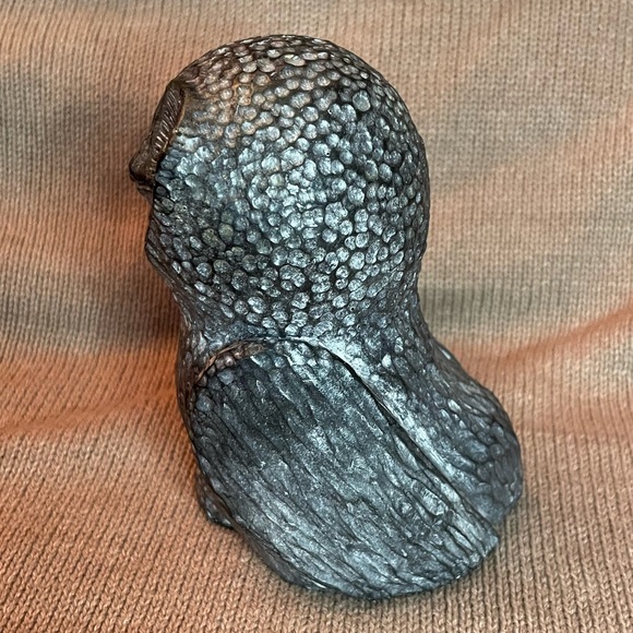 Vintage 1980 NUVUK Canada Carved Soapstone Owls - Picture 7 of 10